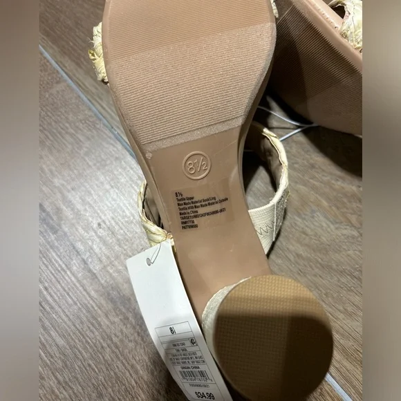 NWT! A New Day Straw Detail Women’s Sandals Size 8.5. - Picture 3 of 7